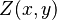 \ Z(x,y) 