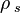 \rho\,_s
