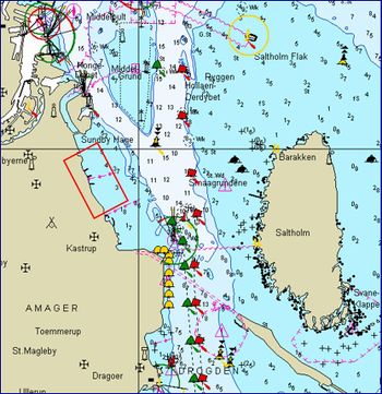 Fig. 9. Amager Beach, Copenhagen, Denmark. Moderately exposed site with a protected beach due to a shallow shoreface.